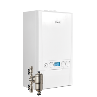 Ideal Boiler with ideal filter boiler installation